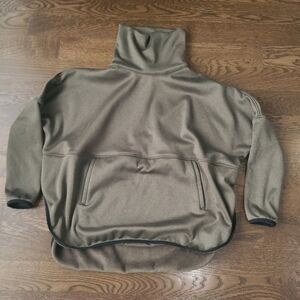 The North Face Olive Green Turtleneck Women's Poncho Sz.S